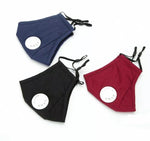 Reusable N95 Cotton Mask with 2 filters.