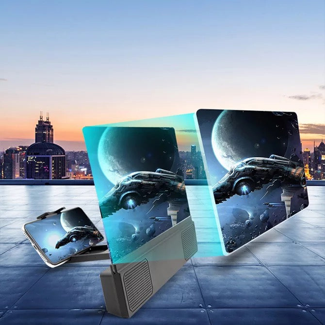 12 INCH, 3D MOBILE SCREEN MAGNIFIER SPEAKER