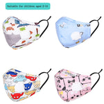 Kids Face Mask with Filter & Activated Carbon